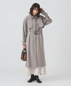 【ビームス ウイメン/BEAMS】の【6/12再値下げ】ヘリンボーン キリカエ ステンカラー コート 25SS 春 春アウター スプリングコート きれいめ お仕事 オフィス GREY|ID: prp329100004559421 ipo3291000000032473389