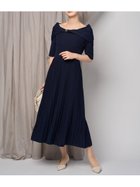 【セルフォード/CELFORD】のメタルパーツ付きニットワンピース 人気、トレンドファッション・服の通販 founy(ファニー) ファッション Fashion レディースファッション Fashion for Women ワンピース Dresses ニットワンピース Knit Dresses アシンメトリー Asymmetrical Style エレガント 上品 Elegant ツイスト Tweed, Tweed Fabric プリーツ Pleats, Pleated メタル Metal, Metal Parts thumbnail NVY[089]|ID: prp329100004559468 ipo3291000000033040399