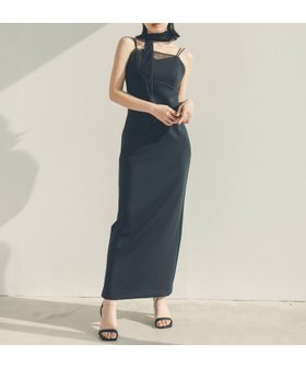 【アニュアンス/anuans】のシアーレイヤーキャミワンピース 人気、トレンドファッション・服の通販 founy(ファニー) ファッション Fashion レディースファッション WOMEN ワンピース Dress キャミワンピース No Sleeve Dresses インナー Inner キャミワンピース Cami Dress シアー Sheer ラップ Wrap |ID:prp329100004559471