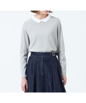 【マッキントッシュ フィロソフィー/MACKINTOSH PHILOSOPHY】の【Bicolor Knit Polo(バイカラーニットポロ)】 人気、トレンドファッション・服の通販 founy(ファニー) ファッション Fashion レディースファッション WOMEN トップス・カットソー Tops/Tshirt ニット Knit Tops おすすめ Recommend ストレッチ Stretch ドレープ Drape ミックス Mix エレガント 上品 Elegant 春 Spring 秋 Autumn/Fall |ID:prp329100004559473