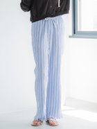 【コカ/COCA】の【シワが目立ちにくい】クロスシャーリングセミフレアパンツ Stripe|ID: prp329100004559480 ipo3291000000032722663