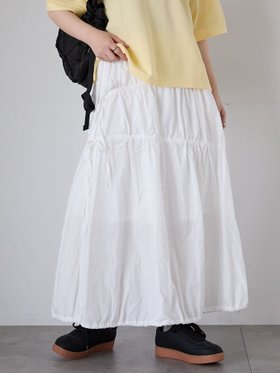 【エヘカソポ/ehka sopo】のリボンバルーンスカート 人気、トレンドファッション・服の通販 founy(ファニー) ファッション Fashion レディースファッション WOMEN スカート Skirt アシンメトリー Asymmetry ギャザー Gather バルーン Balloon リボン Ribbon |ID:prp329100004559487