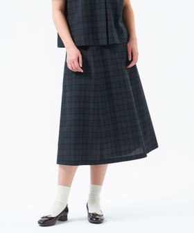 【マッキントッシュ フィロソフィー/MACKINTOSH PHILOSOPHY】のサッカーチェックフレアスカート 人気、トレンドファッション・服の通販 founy(ファニー) ファッション Fashion レディースファッション WOMEN スカート Skirt Aライン/フレアスカート Flared A-Line Skirts おすすめ Recommend イエロー Yellow サッカー Soccer フレア Flare エレガント 上品 Elegant 夏 Summer 春 Spring 秋 Autumn/Fall 軽量 Lightweight |ID:prp329100004559502
