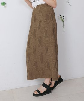 【バブ ブージュルード/Bab Bou Jeloud】のジャガードナロースカート【WEB限定カラーあり】 人気、トレンドファッション・服の通販 founy(ファニー) ファッション Fashion レディースファッション WOMEN スカート Skirt ストレッチ Stretch 再入荷 Restock/Back In Stock/Re Arrival 定番 Standard 楽ちん Easy |ID:prp329100004559505