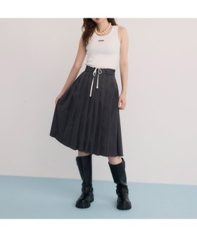 【エイミーイストワール/eimy istoire】のレースポイントプリーツミディスカート 人気、トレンドファッション・服の通販 founy(ファニー) ファッション Fashion レディースファッション WOMEN スカート Skirt クラシック Classic スウェット Sweat ダウン Down バランス Balance フェミニン Feminine プリーツ Pleats ボックス Box ボトム Bottom レース Race ロング Long エレガント 上品 Elegant |ID:prp329100004559518