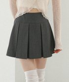 【ヘザー/Heather】のワイドプリーツミニスカート3 人気、トレンドファッション・服の通販 founy(ファニー) ファッション Fashion レディースファッション WOMEN スカート Skirt ミニスカート Mini Skirts インナー Inner カットソー Cut And Sew ガーリー Girly シンプル Simple トレンド Trend thumbnail チャコールグレー|ID: prp329100004559522 ipo3291000000032396668