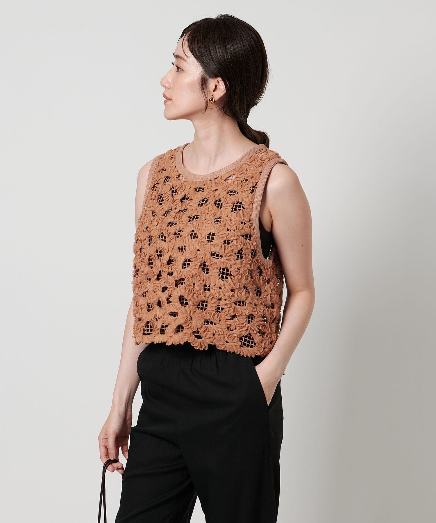 【ユナイテッドアローズ/UNITED ARROWS】のチュール メッシュ ベスト 人気、トレンドファッション・服の通販 founy(ファニー) 　ファッション　Fashion　レディースファッション　Ladies' Fashion Online　アウター　Coat Outerwear　トップス・カットソー　Tops/Tshirt　ベスト/ジレ　Gilets/Vests　おすすめ　Recommend　コンパクト　Compact　シアー　Sheer　スクエア　Square　スタイリッシュ　Stylish　チュール　Tulle　トリミング　Trimming　ベスト　Vest　メッシュ　Mesh　モチーフ　Motif　ワイド　Wide　 other-1|ID: prp329100004559541 ipo3291000000032626363