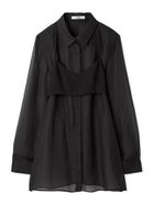 【スナイデル/SNIDEL】のビスチェレイヤードシャツ BLK[009]|ID: prp329100004559544 ipo3291000000032236442