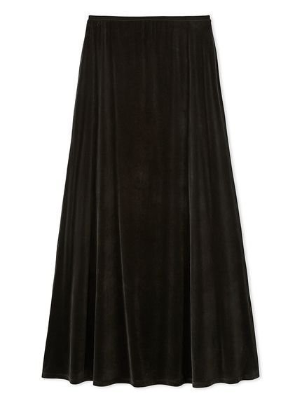 【ミラオーウェン/Mila Owen】の【セットアップ対応】フロッキーベロアナロースカート 人気、トレンドファッション・服の通販 founy(ファニー) 　ファッション　Fashion　レディースファッション　Fashion for Women　セットアップ　Matching Sets　スカート・ミニ/ミディ/マキシ　Skirts / Mini, Midi & Maxi Skirts　エレガント 上品　Elegant　シアー　Sheer, See-Through　セットアップ　Set-Up, Coordinated Outfit　チュール　Tulip, Tulip Motif　トレンド　Trend, Trending Now　フレア　Flare, Flared　ベロア　Velour, Soft Velvet　人気　Popular, Best Seller　今季　This Season, Current Season　 other-1|ID: prp329100004559545 ipo3291000000032636787