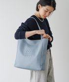 【ラシット/russet】のA4サイズ/13インチPC対応・460g レザー縦長トートバッグ サックスブルー|ID: prp329100004559552 ipo3291000000032639724