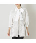 【トゥー ビー シック/TO BE CHIC】のモノトーンコットンツイード ジレ 人気、トレンドファッション・服の通販 founy(ファニー) ファッション Fashion レディースファッション WOMEN アウター Coat Outerwear トップス・カットソー Tops/Tshirt ベスト/ジレ Gilets/Vests インナー Inner カットソー Cut And Sew ツイード Tweed パール Pearl thumbnail オフホワイト1|ID: prp329100004559554 ipo3291000000032236501