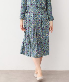 【ローラアシュレイ/LAURA ASHLEY】の【ジャージ素材/洗える/同柄アイテムあり】ポリアンサス柄スカート 人気、トレンドファッション・服の通販 founy(ファニー) ファッション Fashion レディースファッション Fashion for Women スカート Skirts おすすめ Recommended / Our Picks シンプル Simple, Minimal セットアップ Set-Up, Coordinated Outfit プリント Print, Printed Pattern ポケット Pocket, Pocket Detail 洗える Machine Washable |ID:prp329100004559565