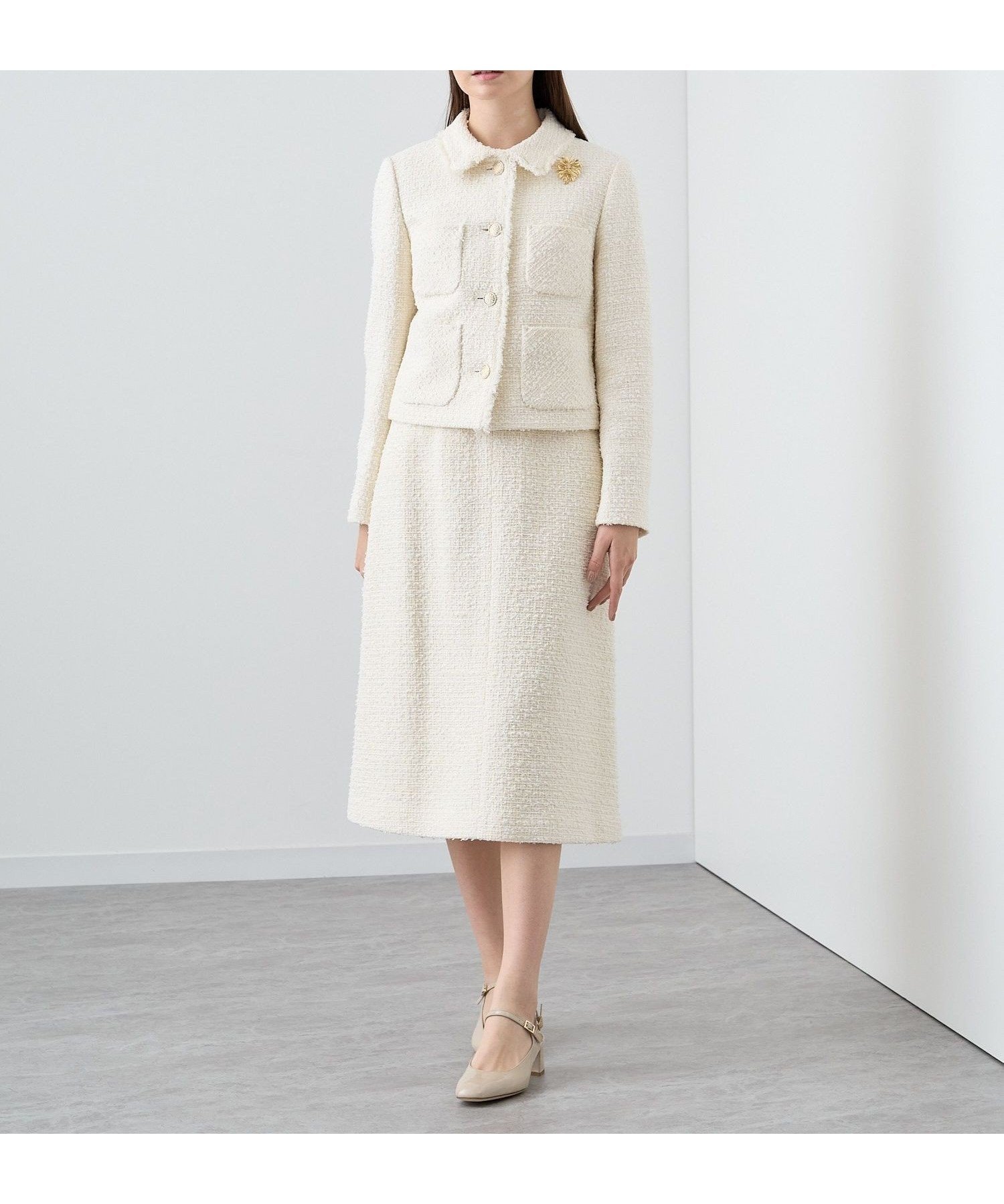 【アナイ/ANAYI】の【セットアップ対応商品】フラッフィーツイードフレア スカート 人気、トレンドファッション・服の通販 founy(ファニー) 　ファッション　Fashion　レディースファッション　WOMEN　セットアップ　Setup　スカート　Skirt　スカート　Skirt　Aライン/フレアスカート　Flared A-Line Skirts　イタリア　Italy　シンプル　Simple　セットアップ　Set Up　ツイード　Tweed　フレア　Flare　リボン　Ribbon　夏　Summer　S/S・春夏　Ss・Spring/Summer　 other-1|ID: prp329100004559581 ipo3291000000032236708