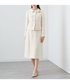 【アナイ/ANAYI】の【セットアップ対応商品】フラッフィーツイードフレア スカート white|ID: prp329100004559581 ipo3291000000032236710