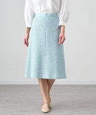 【アナイ/ANAYI】の【セットアップ対応商品】フラッフィーツイードフレア スカート sax|ID: prp329100004559581 ipo3291000000032236717