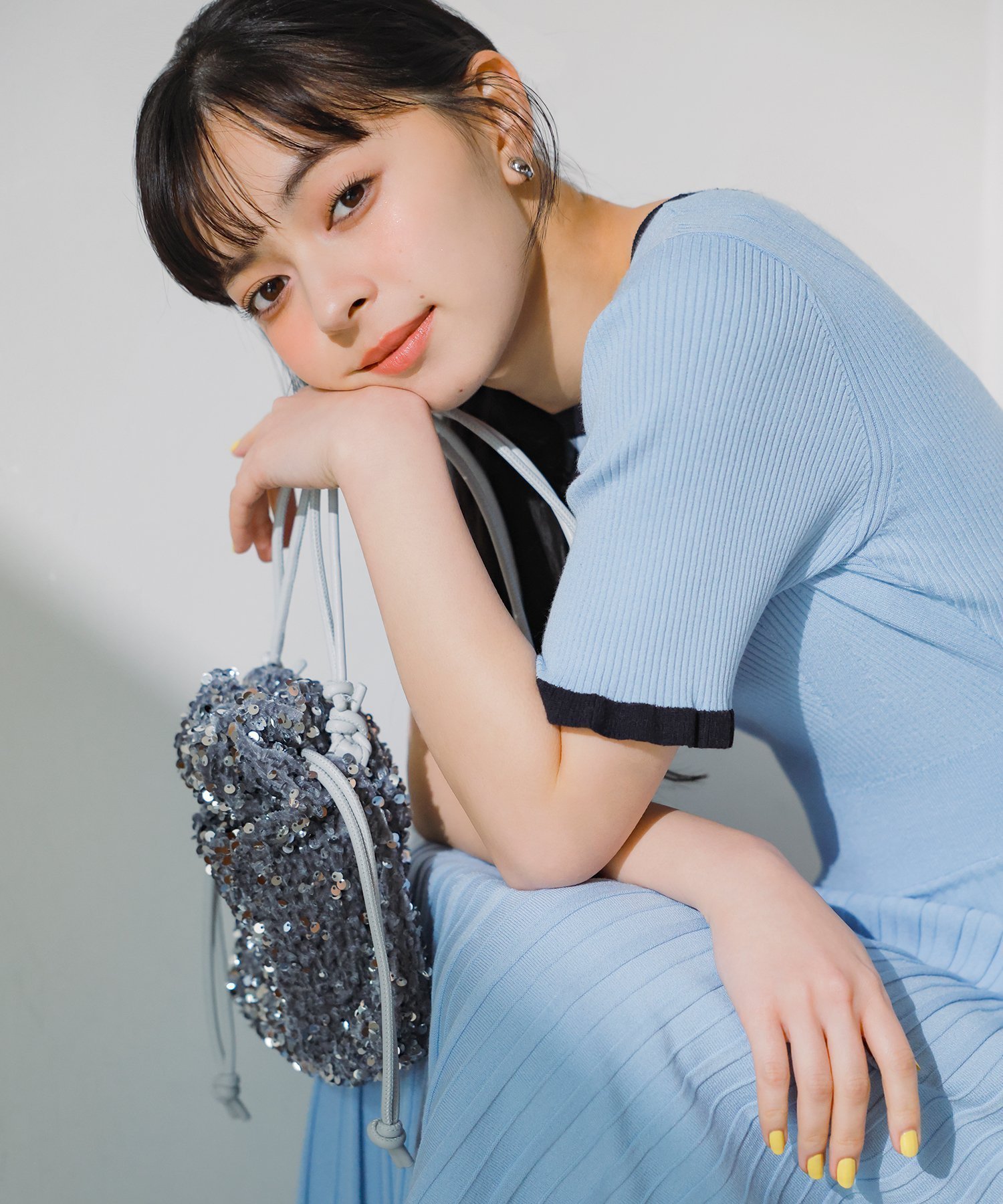 【ナチュラル ビューティー ベーシック/NATURAL BEAUTY BASIC】のバイカラーラインニットワンピース 人気、トレンドファッション・服の通販 founy(ファニー) 　ファッション　Fashion　レディースファッション　WOMEN　ワンピース　Dress　ニットワンピース　Knit Dresses　シンプル　Simple　フリル　Frills　プリーツ　Pleats　 other-1|ID: prp329100004559586 ipo3291000000032236744