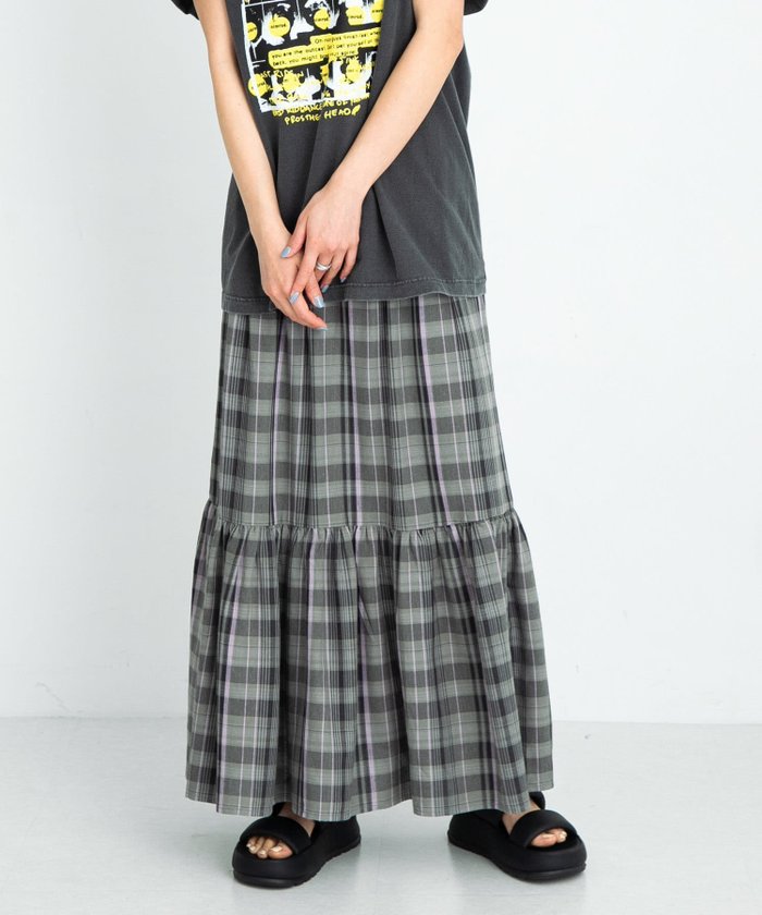 【サニーレーベル/Sonny Label / URBAN RESEARCH】のリネン混マドラスチェックスカート インテリア・キッズ・メンズ・レディースファッション・服の通販 founy(ファニー) https://founy.com/ ファッション Fashion レディースファッション Ladies' Fashion Online スカート Skirt 2025年 2025 2025春夏・S/S Ss,Spring/Summer,2025 おすすめ Recommend カットソー Cut And Sew サンダル Sandals シンプル Simple スニーカー Sneakers チェック Check ビンテージ Vintage リネン Linen 夏 Summer S/S・春夏 Ss・Spring/Summer |ID: prp329100004559621 ipo3291000000032677049