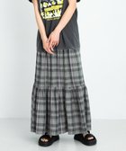 【サニーレーベル/Sonny Label / URBAN RESEARCH】のリネン混マドラスチェックスカート グレー系|ID: prp329100004559621 ipo3291000000032677051