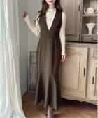 【ジュノア/JUNOAH】のMeiru 深Vネックマーメイドスカート 人気、トレンドファッション・服の通販 founy(ファニー) ファッション Fashion レディースファッション WOMEN スカート Skirt thumbnail ブラウン|ID: prp329100004559642 ipo3291000000032237250