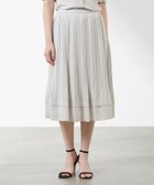 【アマカ/AMACA】のソフトストレッチジョーゼットプリーツスカート ライトグレー|ID: prp329100004559658 ipo3291000000032237453