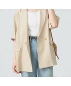 【ビームス ウイメン/BEAMS】の【秋まで着れる/ビジネス/オンオフ】ダブルブレスト ハーフスリーブ ジャケット 人気、トレンドファッション・服の通販 founy(ファニー) ファッション Fashion レディースファッション Fashion for Women アウター Coat / Outerwear Collection レディースジャケット・軽アウター Jackets おすすめ Recommended / Our Picks カットソー Cut and Sewn Top ジャケット Jacket, Outerwear スリーブ Sleeve, Long Sleeve / Short Sleeve ダブル Double, Double-Breasted ハーフ Half, Half-Length バランス Balance, Style Balance ビジネス 仕事 通勤 Business / Work / Commuting フロント Front, Front Design リラックス Relax, Relaxed Fit ロング Long, Long-Length 秋 Autumn thumbnail BEIGE|ID: prp329100004559674 ipo3291000000033565911