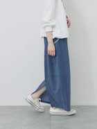 【サマンサモスモス/Samansa Mos2】のラメナロースカート 人気、トレンドファッション・服の通販 founy(ファニー) ファッション Fashion レディースファッション Fashion for Women スカート Skirts おすすめ Recommended / Our Picks スニーカー Sneakers, Trainers スポーティ Sporty, Casual Athletic スマート Smart, Elegant スリット Slit, Slit Detail エレガント 上品 Elegant thumbnail ブルー|ID: prp329100004559682 ipo3291000000032724936