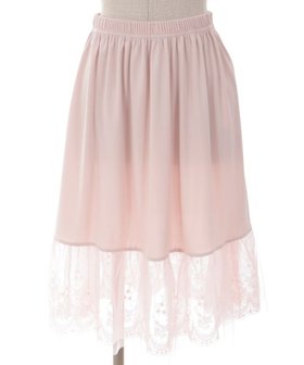 【アクシーズファム/axes femme】の選べる着丈チュールレースペチ 人気、トレンドファッション・服の通販 founy(ファニー) ファッション Fashion レディースファッション WOMEN シアー Sheer トレンド Trend ミドル Middle レース Race A/W・秋冬 Aw・Autumn/Winter・Fw・Fall-Winter |ID:prp329100004559686