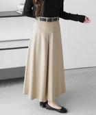【その他のブランド/Other】のベルト付き フロントタック チノスカート ベージュ|ID: prp329100004559694 ipo3291000000032237868