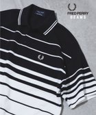 【ビームス/BEAMS / MEN】の【別注】FRED PERRY / リラックス ストライプ ピケ ポロシャツ 25SS 半袖 メンズ ユニセックス BLACK/SNOW_WHITE|ID: prp329100004559697 ipo3291000000033458157