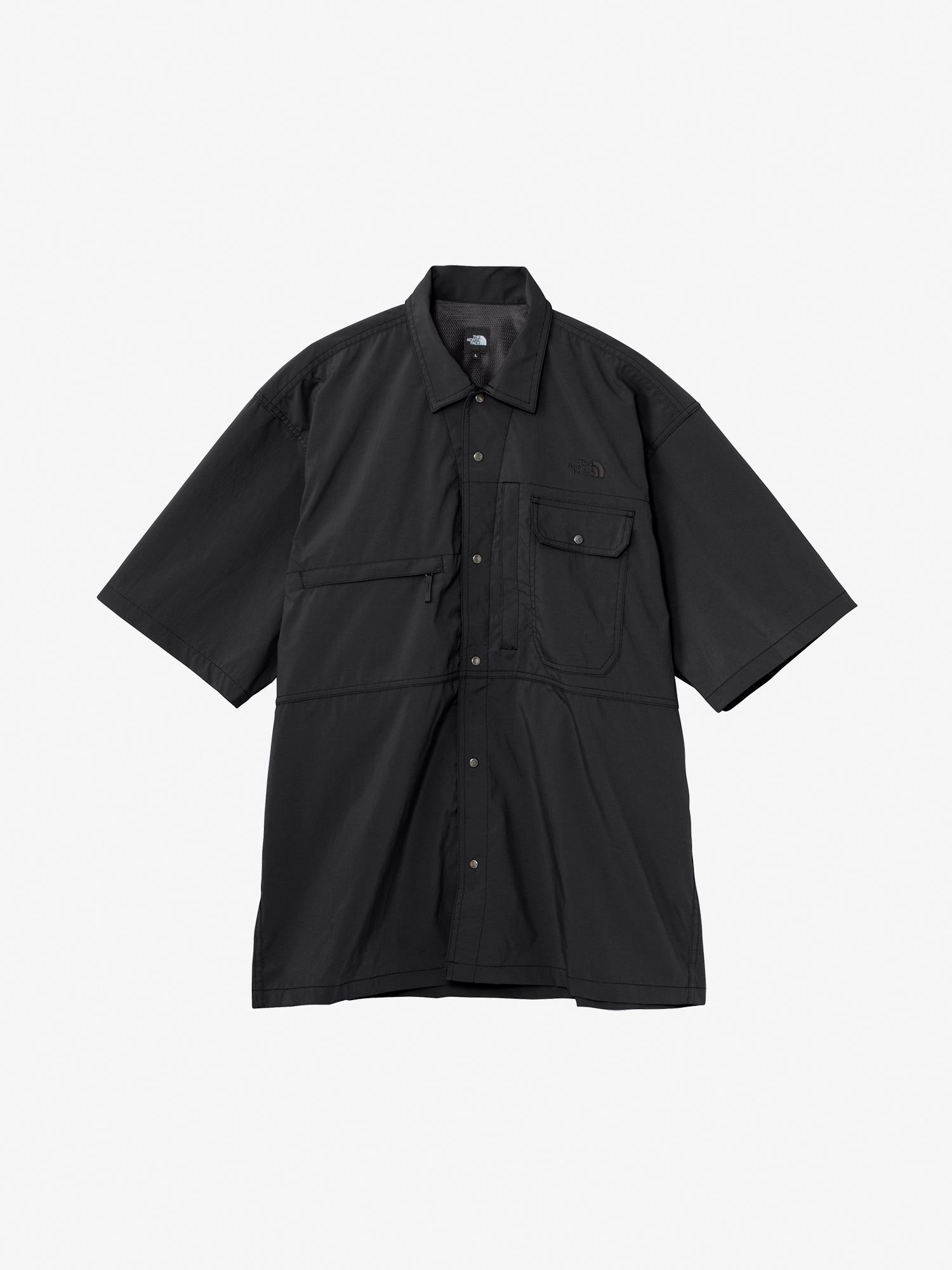 【ザ ノース フェイス/THE NORTH FACE】のショートスリーブトリップフィールドシャツ(ユニセックス) インテリア・キッズ・メンズ・レディースファッション・服の通販 founy(ファニー) 　ファッション　Fashion　レディースファッション　WOMEN　トップス・カットソー　Tops/Tshirt　シャツ/ブラウス　Shirts/Blouses　なめらか　Smooth　アウトドア　Outdoor　ストレッチ　Stretch　スマート　Smart　ダウン　Down　フロント　Front　ポケット　Pocket　半袖　Short Sleeve　夏　Summer　財布　Wallet　ブラック|ID: prp329100004559712 ipo3291000000032238010