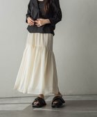 【メイソングレイ/MAYSON GREY】のメッシュギャザーフレアスカート≪洗濯機で洗える≫ 人気、トレンドファッション・服の通販 founy(ファニー) ファッション Fashion レディースファッション WOMEN スカート Skirt Aライン/フレアスカート Flared A-Line Skirts 洗える Washable thumbnail オフホワイト|ID: prp329100004559741 ipo3291000000032238163