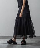 【メイソングレイ/MAYSON GREY】のメッシュギャザーフレアスカート≪洗濯機で洗える≫ 人気、トレンドファッション・服の通販 founy(ファニー) ファッション Fashion レディースファッション WOMEN スカート Skirt Aライン/フレアスカート Flared A-Line Skirts 洗える Washable thumbnail ブラック|ID: prp329100004559741 ipo3291000000032238165