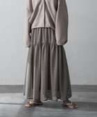 【メイソングレイ/MAYSON GREY】のメッシュギャザーフレアスカート≪洗濯機で洗える≫ 人気、トレンドファッション・服の通販 founy(ファニー) ファッション Fashion レディースファッション WOMEN スカート Skirt Aライン/フレアスカート Flared A-Line Skirts 洗える Washable thumbnail ライトグレー|ID: prp329100004559741 ipo3291000000032238168