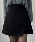 【ジュノア/JUNOAH】のLouere ラップ風ミニスカート ブラック|ID: prp329100004559743 ipo3291000000032238174