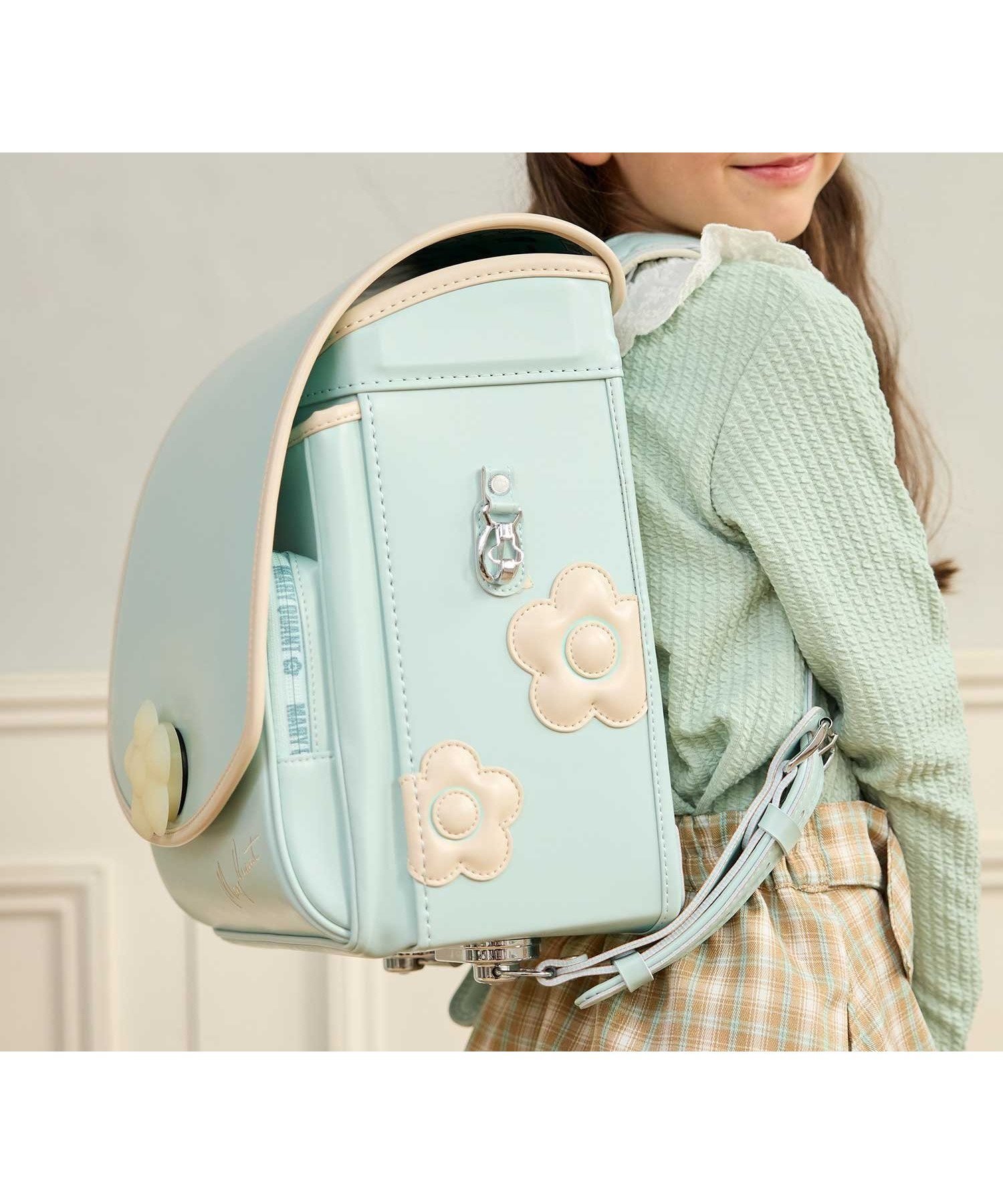 【シフォン/SHIFFON / KIDS】のデイジーハーフスタイルランドセル【即納】 インテリア・キッズ・メンズ・レディースファッション・服の通販 founy(ファニー) 　ファッション　Fashion　キッズファッション　KIDS　クッション　Cushion　クラシカル　Classical　巾着　Purse　抗菌　Antibacterial　軽量　Lightweight　スカーフ　Scarf　ダメージ　Damage　パイピング　Piping　フィット　Fit　フラット　Flat　プリント　Print　プレート　Plate　ポケット　Pocket　ポーチ　Pouch　ミニスカート　Mini Skirt　ラウンド　Round　mint green|ID: prp329100004559744 ipo3291000000032303614