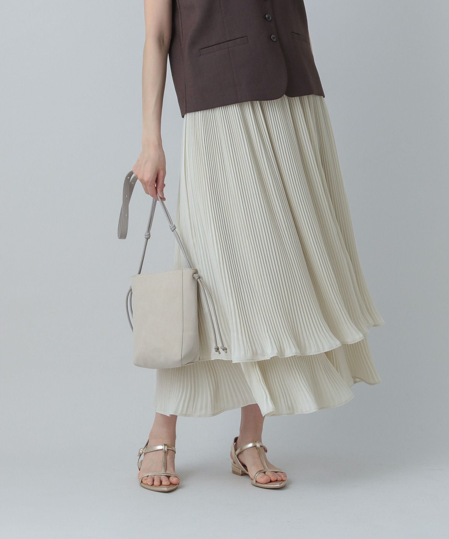 【グローバルワーク/GLOBAL WORK】のMATINEE LINE/プリーツティアードスカート/496977 人気、トレンドファッション・服の通販 founy(ファニー) 　ファッション　Fashion　レディースファッション　Fashion for Women　スカート　Skirts　ティアードスカート　Tiered Skirts　楽ちん　Easy Fit, Comfortable　 other-1|ID: prp329100004559795 ipo3291000000032690112