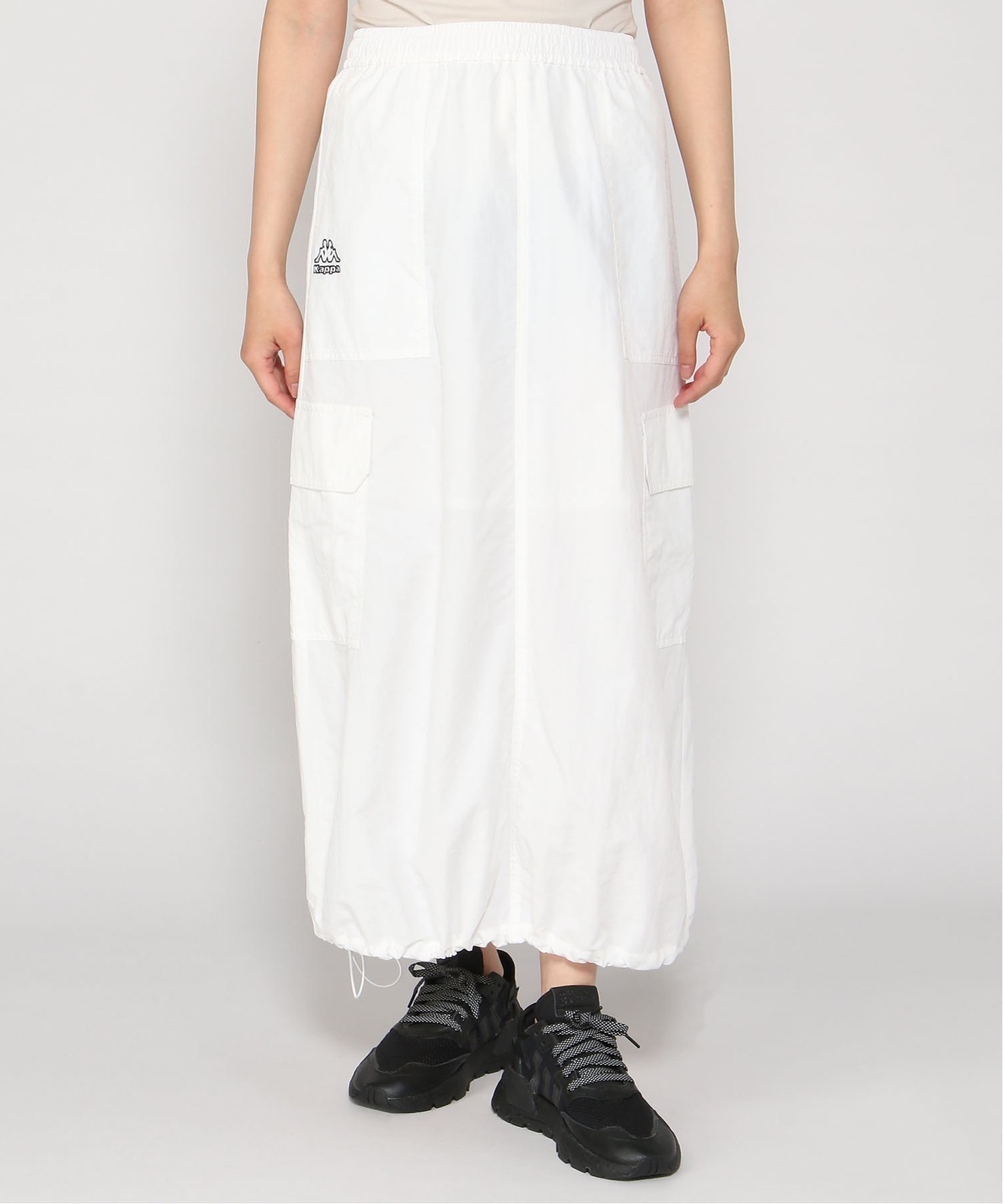 【ニッキー/nikki】のKappa/ロングスカート インテリア・キッズ・メンズ・レディースファッション・服の通販 founy(ファニー) 　ファッション　Fashion　レディースファッション　WOMEN　スカート　Skirt　ロングスカート　Long Skirt　アウトドア　Outdoor　スポーツ　Sports　ポケット　Pocket　ロング　Long　OWT|ID: prp329100004559799 ipo3291000000032238530