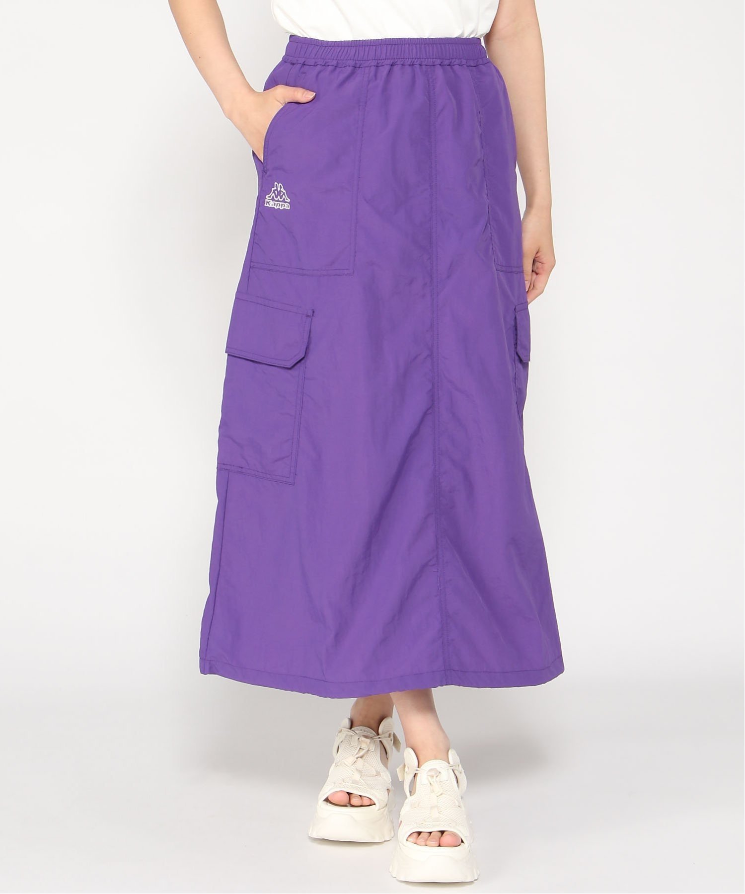 【ニッキー/nikki】のKappa/ロングスカート インテリア・キッズ・メンズ・レディースファッション・服の通販 founy(ファニー) 　ファッション　Fashion　レディースファッション　WOMEN　スカート　Skirt　ロングスカート　Long Skirt　アウトドア　Outdoor　スポーツ　Sports　ポケット　Pocket　ロング　Long　PPL|ID: prp329100004559799 ipo3291000000032238533