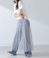 【ナノ ユニバース/nano universe】のチュールスカート 人気、トレンドファッション・服の通販 founy(ファニー) ファッション Fashion レディースファッション WOMEN スカート Skirt ウォッシャブル Washable シアー Sheer シンプル Simple チュール Tulle エレガント 上品 Elegant ビジネス 仕事 通勤 Business |ID:prp329100004559822