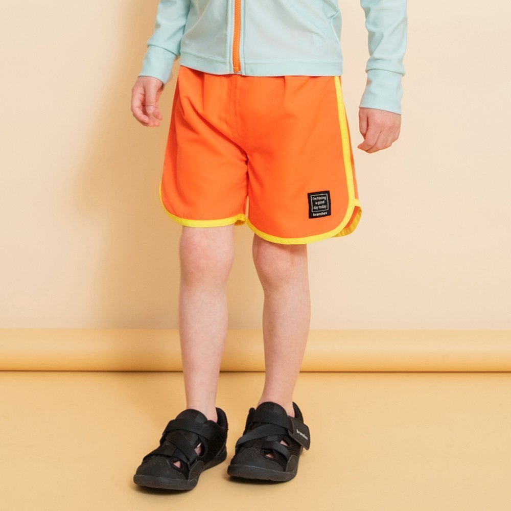 【ブランシェス/branshes / KIDS】の【水着】配色サーフパンツ インテリア・キッズ・メンズ・レディースファッション・服の通販 founy(ファニー) 　ファッション　Fashion　キッズファッション　KIDS　インナー　Inner　ショーツ　Shorts　パイピング　Piping　ポケット　Pocket　水着　Swimsuit　オレンジ|ID: prp329100004559833 ipo3291000000032316895