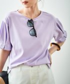 【ルクールブラン/le.coeur blanc】のコットンタックスリーブTシャツ 人気、トレンドファッション・服の通販 founy(ファニー) ファッション Fashion レディースファッション WOMEN トップス・カットソー Tops/Tshirt シャツ/ブラウス Shirts/Blouses ロング / Tシャツ T-Shirts おすすめ Recommend カットソー Cut And Sew シンプル Simple スリーブ Sleeve thumbnail パープル|ID: prp329100004559860 ipo3291000000032238896