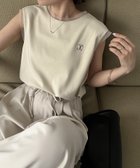 【カプリシューレマージュ/CAPRICIEUX LEMAGE】の【再入荷】1ポイントノースリーブTシャツ 人気、トレンドファッション・服の通販 founy(ファニー) ファッション Fashion レディースファッション Fashion for Women トップス・カットソー Cut & Sew Tops キャミソール&ノースリーブ Camisoles & Sleeveless Tops シャツ・ブラウス・オフィスカジュアル Elegant Blouses & Button-Ups ロングTシャツ・Tシャツ Longline T-Shirts & Tees おすすめ Recommended / Our Picks インナー Innerwear キャミワンピース Cami Dress, Slip Dress シンプル Simple, Minimal スリーブ Sleeve, Long Sleeve / Short Sleeve タンク Tank Top, Sleeveless Top チュール Tulip, Tulip Motif ノースリーブ Sleeveless, No-Sleeve バイアス Bias, Diagonal Cut フレンチ French, French Style マキシ Maxi, Full Length ワイド Wide, Wide Fit 人気 Popular, Best Seller 再入荷 Restock / Back in Stock 切替 Switching, Contrast Panel thumbnail ベージュ|ID: prp329100004559868 ipo3291000000033442928
