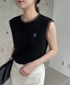 【カプリシューレマージュ/CAPRICIEUX LEMAGE】の【再入荷】1ポイントノースリーブTシャツ 人気、トレンドファッション・服の通販 founy(ファニー) ファッション Fashion レディースファッション Fashion for Women トップス・カットソー Cut & Sew Tops キャミソール&ノースリーブ Camisoles & Sleeveless Tops シャツ・ブラウス・オフィスカジュアル Elegant Blouses & Button-Ups ロングTシャツ・Tシャツ Longline T-Shirts & Tees おすすめ Recommended / Our Picks インナー Innerwear キャミワンピース Cami Dress, Slip Dress シンプル Simple, Minimal スリーブ Sleeve, Long Sleeve / Short Sleeve タンク Tank Top, Sleeveless Top チュール Tulip, Tulip Motif ノースリーブ Sleeveless, No-Sleeve バイアス Bias, Diagonal Cut フレンチ French, French Style マキシ Maxi, Full Length ワイド Wide, Wide Fit 人気 Popular, Best Seller 再入荷 Restock / Back in Stock 切替 Switching, Contrast Panel thumbnail ブラック|ID: prp329100004559868 ipo3291000000033442931