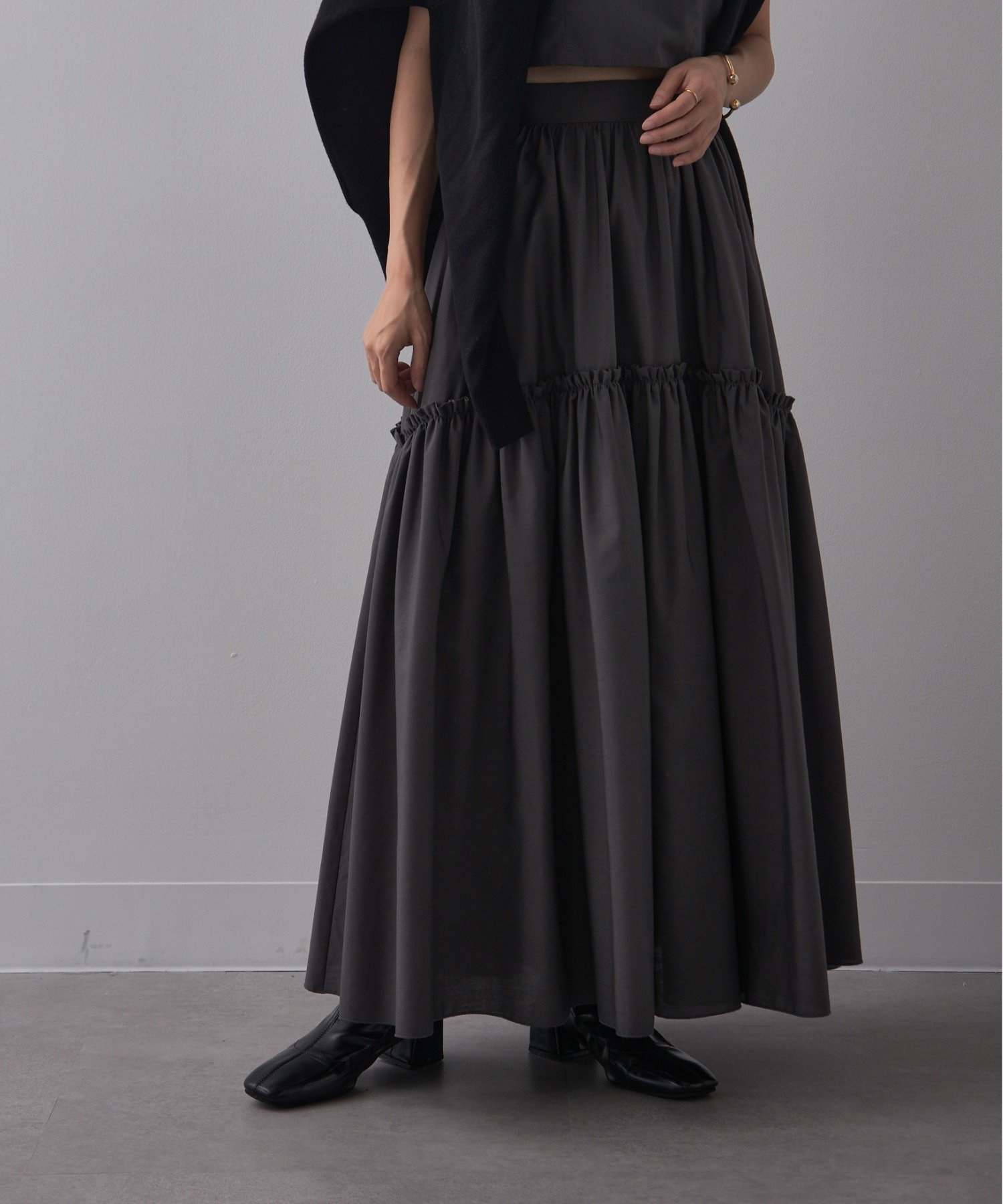 【その他のブランド/Other】のSETUP7/Frilled Skirt フリルスカート インテリア・キッズ・メンズ・レディースファッション・服の通販 founy(ファニー) 　ファッション　Fashion　レディースファッション　WOMEN　セットアップ　Setup　スカート　Skirt　アンダー　Under　厚底　Platforms　ギャザー　Gather　今季　This Season　サンダル　Sandals　ジャケット　Jacket　スニーカー　Sneakers　スポーツ　Sports　セットアップ　Set Up　タンク　Tank　トレンド　Trend　ビスチェ　Bustier　フリル　Frills　ベーシック　Basic　ミックス　Mix　ワーク　Work　再入荷　Restock/Back In Stock/Re Arrival　C.GRY|ID: prp329100004559878 ipo3291000000032239042