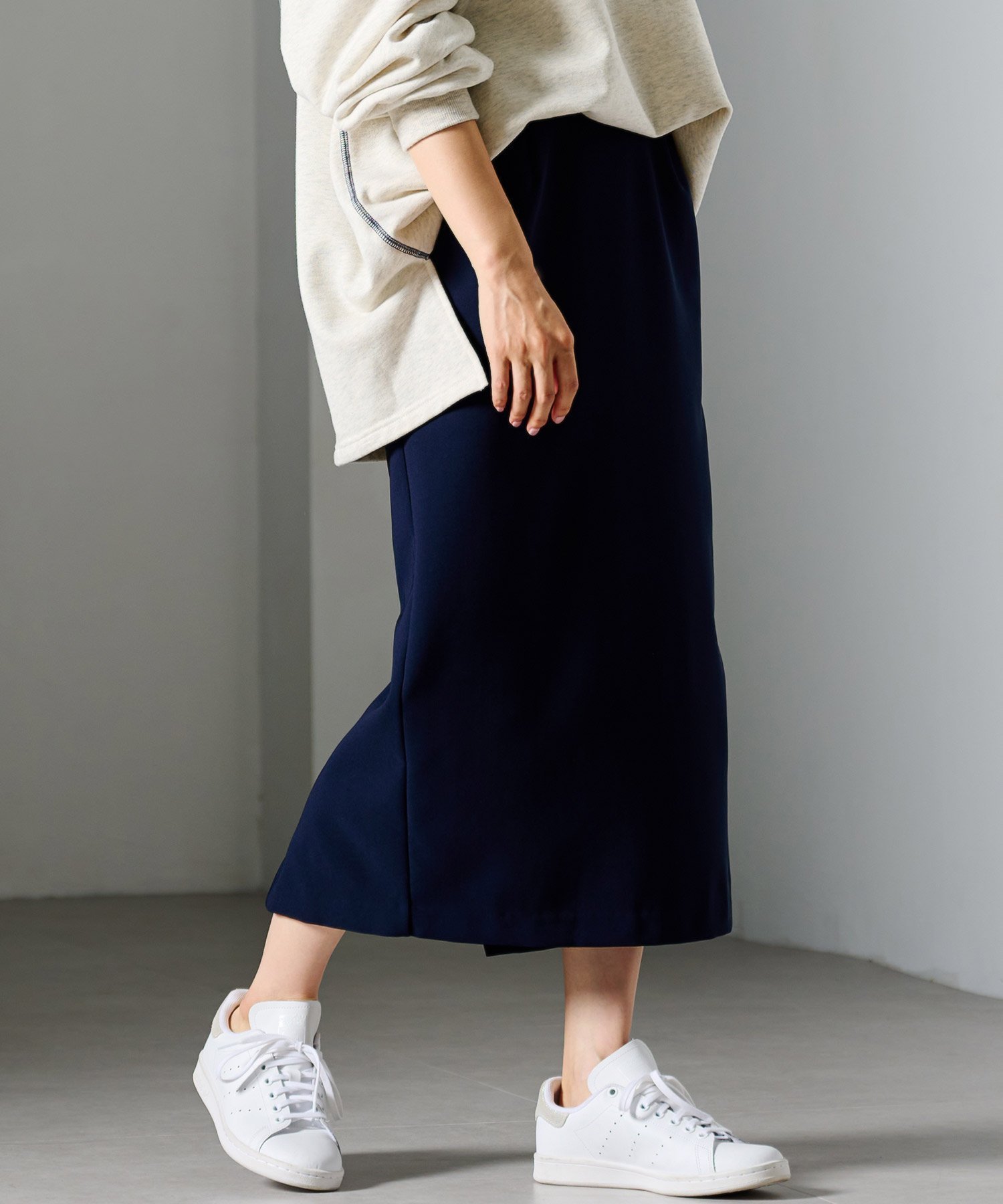 【ラナン/Ranan】の美ラインタイトロングスカート インテリア・キッズ・メンズ・レディースファッション・服の通販 founy(ファニー) 　ファッション　Fashion　レディースファッション　WOMEN　スカート　Skirt　ロングスカート　Long Skirt　ストレッチ　Stretch　スリム　Slim　ポケット　Pocket　ロング　Long　人気　Popularity　ネイビー|ID: prp329100004559881 ipo3291000000032239057