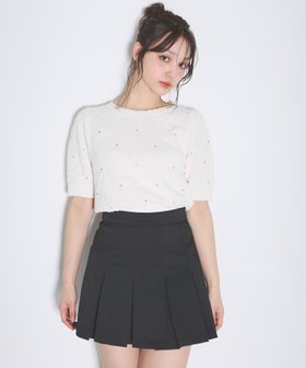 【イング/INGNI】のボックスプリーツミニスカパン 人気、トレンドファッション・服の通販 founy(ファニー) ファッション Fashion レディースファッション WOMEN シンプル Simple プリーツ Pleats ボックス Box エレガント 上品 Elegant 無地 Plain Color |ID:prp329100004559898