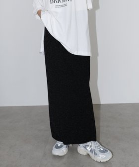【アンドミー/andme】のラメ 天竺 タイト ロング スカート 人気、トレンドファッション・服の通販 founy(ファニー) ファッション Fashion レディースファッション Fashion for Women スカート Skirts おすすめ Recommended / Our Picks カットソー Cut and Sewn Top スウェット / スエット Sweatshirt, Sweatwear スリット Slit, Slit Detail タイトスカート Pencil Skirt, Tight Skirt トレンド Trend, Trending Now フィット Fit, Slim Fit ロング Long, Long-Length |ID:prp329100004559952