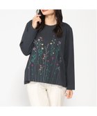 【スーパーハッカ/SUPER HAKKA】の21/-OE天竺ブルーミングフラワー刺繍ロングスリーブカットソー 人気、トレンドファッション・服の通販 founy(ファニー) ファッション Fashion レディースファッション WOMEN トップス・カットソー Tops/Tshirt カットソー Cut and Sewn ギャザー Gather ヨーク Yoke ロング Long 春 Spring thumbnail チャコール|ID: prp329100004559960 ipo3291000000032239671