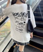 【レピピアルマリオ/repipi armario / KIDS】のAcidWashルーズTシャツ 人気、トレンドファッション・服の通販 founy(ファニー) ファッション Fashion キッズファッション Fashion for Kids デニム Denim, Jeans Material ハーフ Half, Half-Length フロント Front, Front Design プリント Print, Printed Pattern ミニスカート Mini Skirt, Short Skirt ルーズ Loose, Oversized 半袖 Short Sleeve, Half Sleeve thumbnail ホワイト06|ID: prp329100004559964 ipo3291000000033494722