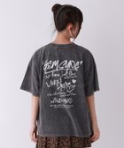 【レピピアルマリオ/repipi armario / KIDS】のAcidWashルーズTシャツ 人気、トレンドファッション・服の通販 founy(ファニー) ファッション Fashion キッズファッション Fashion for Kids デニム Denim, Jeans Material ハーフ Half, Half-Length フロント Front, Front Design プリント Print, Printed Pattern ミニスカート Mini Skirt, Short Skirt ルーズ Loose, Oversized 半袖 Short Sleeve, Half Sleeve thumbnail ブラック07|ID: prp329100004559964 ipo3291000000033494723